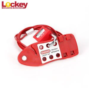 मछली - लॉकिंग वाल्व के लिए आकार का केबल लॉकआउट